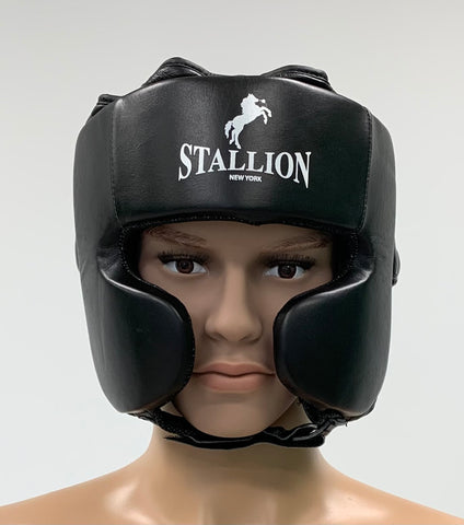 Stallion Boxing Headgear - Traditional All Pro Open Chin