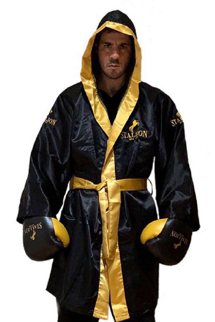 Golden Boxing Robe Boxer Fighter Robe